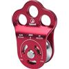 Zunetsutock Outdoor Rescue - 30KN Alluminio Puleggia Dispositivo, Cuscinetto Arrampicata Blocco | Alta Resistenza 3 Foro Alpinismo Gear Setup, Tree Climbing Adventure Trasferimento del carico