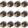DEEPCRAFF 25 Pezzi Punte per Stecche da Biliardo in Pelle e Ferro Facile Installazione per Migliorare Gioco Stile Tradizionale per Stecche da Pool e Snooker