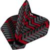 Mission Darts Set di Freccette Unisex per Adulti, Modello Vex, Rosso, Standard A