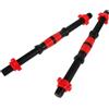 GETAJGHSD Barra Manubrio 40 CM in Plastica e Acciaio 4 Dadi, Maniglie per Manubri per Allenamento Forza, Riscaldamento e Palestra, Uso Unisex Colore Casuale