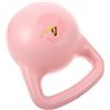 Beavorty Kettlebell da Donna Riempibile Acqua Fino a 4kg, Doppia Impugnatura per Allenamento Yoga e Pilates, Attrezzo Fitness per Casa Stabilità Migliorata e Peso Regolabile