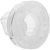 Healvian Valvola di Drenaggio per Barca in Plastico Trasparente Funzione di Auto-Scarico e visibilità Cristallina, Adatta per Aperture da 1-1/8 Pollici, per Yacht e Kayak