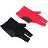 TOYANDONA 2 Pezzi Guanti da Biliardo a Tre Dita Aperte per Mano Mancina in Poliestere e Spandex, Massimo Comfort e Flessibilità, per Partite Casalinghe e Sport