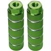 BEAHING PEG BIO PEGS Lega ALLUMINUM PEEG PEGGIO PEGS Anti Skid Pedale Pedale BMX PEGS 2PCS PEGGIO di Bicyle Verde PEGS