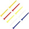 TWISAXC Tee da Golf Funzionali infrangibili Multicolore in plastica PE Sfusa Opzioni per Accessori per Driver da Golf Avventure sul Campo Tee in plastica PE, 10 Pezzi, 70 Millimetri