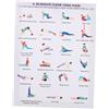 Healeved Poster Yoga con Posizioni Complete su Tela e Cornice in Legno Solido, Guida Visiva Elegante per Principianti e Uomini, per Studi Yoga e Routine Fitness