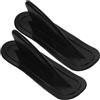 VICASKY 2 Pezzi Pinna da Tavola da Surf Gonfiabile in Pvc Nero Deviazione Acqua Rimovibile per Paddleboard e Barca Gonfiabile