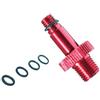 VIRELLO Lega di alluminioPosterioreShockAirValveAdapter,CompatibileconRockShoxMonarch,Marzocchi,XMMIFPPumpingToolsforBikeSuspension,Rosso