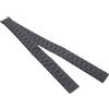 GLEAVI Guaina Termorestringente Antiscivolo in PE 15Mm Nero per Canna da Pesca Copertura Isolante e Resistente all'Umidità, per Accessori Pesca