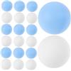 GALPADA 50 Pezzi Palline Scritte da Ping Pong Colorate Opache Senza Cuciture per Giochi e Lotterie