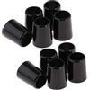 AsrMyjcx 10 Pezzi Golf Ferrules Include Adattatore Ferrule Copri Ferrule Asta Manicotto Terminale Protettore Punta Ferrule in Plastica Adatti per