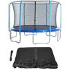 Generic Rete di sicurezza di ricambio per trampolino, rete di recinzione esterna per trampolini rotondi da 3 m, accessori per saltare in rete resistente