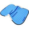 Wakects Sottosella per Cavallo Sottosella da Equitazione in Poliestere Seta Cotone con Sartoria 3D Design Leggero Antiscivolo Assorbente del Sudore per l'Equitazione e l'allenamento Quotidiano