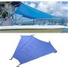 Hamwesh Tendalino per Barche, Tessuto Oxford 600D, Impermeabile e Antivento, Blu Navy con Estensione T Top e Borsa per Immagazzinaggio per Barche (6' X 7,5')