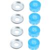 DEEPCRAFF 8 Pezzi Ammortizzatori per Pattini a Rotelle a Doppia in PVC 95a Durezza con Cuscinetti di Assorbimento Urti per Stabilità e Comfort Durante Pattinaggio