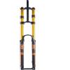 KUNYOS 26 27,5 29 Forcella Ammortizzata per Mountain Bike, Escursione 200 Mm, Forcella Pneumatica DH MTB, Estensione, Regolabile, Forcella da Downhill A Doppia Spalla Diritta,d'oro,29inch