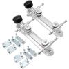 QUILSTM Base per pattini a rotelle Testa del freno in lega di alluminio Offre una capacità di frenata ottimale Aumentando il controllo del pattinaggio Modifica pattino a rotelle, Argento, 25.35 cm
