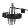 Tidevib Adattatore per immersioni subacquee in acciaio inossidabile per filettatura esterna G5/8 a maschio 8 mm, connettore cilindro DIN con copertura protettiva per immersioni e attività marine