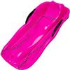 TWISAXC Slitta da neve resistente con freni sicuri, divertente slitta invernale per bambini, bambini e neonati, costruzione durevole. da neve sterzabile per, Rosa Rossa, 86mx40x15cm