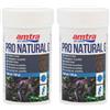 Amtra Pro Natural Gran Soft 100 ml - Mangine in granuli per pesci di acqua dolce e salata, pellet soffice, 100% naturale, a base di farina di vermi (Confezione da 2)