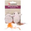 Flamingo Giocattolo Texo Disco + Topo Arancione 10x6,3x4CM
