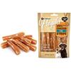 Flamingo Snack per cani - Bastoncini per cani - Hapki Strisce con pollo e merluzzo - Senza glutine - Senza cereali - 85 g - Flamingo