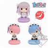 Bandai Raro Re Zero Ichiban Kuji Dolce Molla 2019 Mini Figura Set Di 3 Express Giappone
