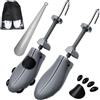 eachway Tendiscarpe da uomo, lunghezza e larghezza regolabili (M per M Us6.5-10; Wm's Us10-13.5) Grigio