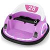RELAX4LIFE Autoscontro Elettrico per Bambini 12 V con Telecomando, Luce LED, Clacson e Musica, Rotazione a 360°, Auto Giocattolo con Cintura di Sicurezza per Bambini 18+ Mesi (ROSA)
