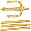 Homoyoyo Tridente Di Giocattolo - Accessorio Per Costumi Di Halloween e Feste - Tridente Di Poseidone in Plastica Ideale Per Cosplay e Giochi Per e Adulti