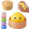 AVZYARDY Dumpling Misterioso Gigante 2026 - Palline Antistress Morbide da Strizzare con Scatola Vaporiera, Giocattolo Fidget Adorabile per Adulti e Operai, Bubble Blower e Squeez-y Gigantes