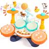Fajiabao Tamburo Giocattoli Bambino 1 2 Anno Strumenti Musicali Giochi Batteria Bambini 1 Anno Neonati Giocattoli Musicale Idea Regalo Bambini Bambina 1 2 Anno