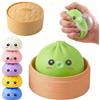 AVZYARDY Dumpling Misterioso Gigante 2026 - Palline Antistress Morbide da Strizzare con Scatola Vaporiera, Giocattolo Fidget Adorabile per Adulti e Operai, Bubble Blower e Squeez-y Gigantes
