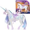 Unicorn Academy Unicorn Glacier - 28 cm originale Unicorn di Layla serie Netflix, con vera criniera e coda, briglia e sella rimovibili, spazzola per bambini dai 4 anni in su