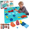 Herenear Labirinto di Costruzioni Stradali, Gioco di Costruzione di Strade Logiche, Logico Puzzle Labirinto Costruttore, Puzzle Rompicapo Labirinto di Giunzioni Stradali per Bambini