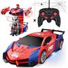 Herefun Macchina Telecomandata Robot, Macchina Giocattolo Telecomandata per Bambini 8+ Anni, Macchina Telecomandata Trasformabile in Robot, 2 in 1 Auto Telecomandata RC per Ragazzi e Ragazze Regalo