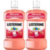 Listerine Collutorio, Bambini, Smart Rinse Kids, Senza Alcol E Senza Zucchero, Frutti Rossi, 500 Millilitro (Confezione da 2)