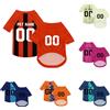 Generico Maglia per cani personalizzata, magliette da calcio personalizzate per animali domestici con nome/numero, maglia da calcio per cani di piccola taglia media (Stile 6)