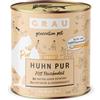 GRAU L'originale, Alimento umido per cani adulti, solo pollo, 6 confezioni da 400 g, monoproteico