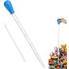 YGKYMVW Siringa extra lunga per acquario, 70 cm, 50 ml, con tubo di prolunga di 25 cm, per la pulizia dell'acquario e l'aspirazione di fango per piscine