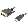 Lanberg Cavo Lanberg HDMI(M)-DVI-D(M) 3M DUAL LINK Nero [AKLAGVH00000038]