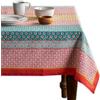 Maison d' Hermine Tovaglia in 100% cotone, per cucina e sala da pranzo, motivo Provenza, decorazione per feste, matrimoni, primavera/estate (quadrata, 137 x 137 cm)
