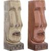 DKD Home Decor Vaso della marca Beige Resina Terracotta (2 Pezzi) (16 x 17 x 49 cm) (Referenza: S3016051)