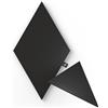 Nanoleaf Shapes Ultra Black Triangle Expansion Pack, 3 Triangoli LED Aggiuntivi RGBW - Applique da Parete Interno Modulari, Luci Led 16M Colori WiFi, Funziona con Alexa, Sincronia Musica e Monitor