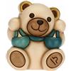 THUN - Soprammobile Teddy Stars, Segno Zodiacale Bilancia - Icone, Teddy Stars - Ceramica - 6,4x5,5x7,1 cm h