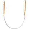 Seeknit KA06090 - Ferri circolari per lavorare a maglia, in bambù, 23 cm x 5 mm, colore: Marrone