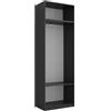 Vicco Armadio multifunzione multifunzione Elmo, Antracite, 80 x 40 cm Set di 2per riporre in modo flessibile diversi capi di abbigliamento