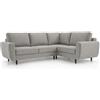 Robin Inspire Divano Angolare con Funzione Letto 4 Posti - Divano Letto a L - Destro - 2 Vani Contenitore, 5 Cuscini - per Soggiorno Moderno - 250 cm Linda Grigio