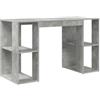 Generico Scrivania Grigio Cemento 130 x 50.5 x 75 cm Legno Multistrato,Mobili,Mobili da Ufficio,Scrivanie-869501