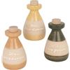 Generico ULIVO 1 PZ Oliera in Ceramica Colorata da 300 ml - 14x8.5 cm BOMBONIERA